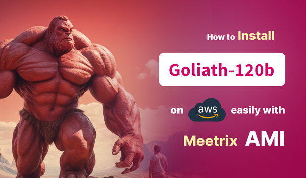 How to Install Goliath 120B AI on AWS easily with Meetrix AMI