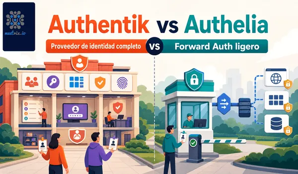 Authentik vs Authelia: SSO autoalojado ligero, comparado