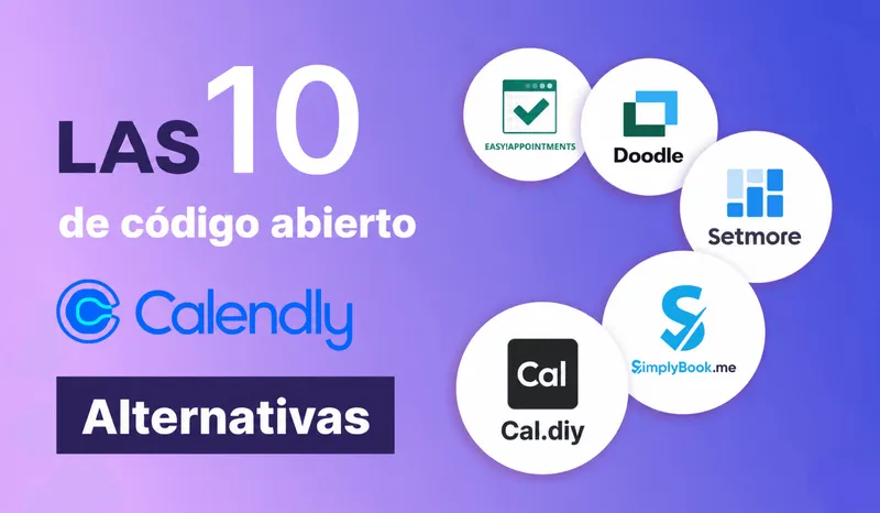 Alternativas a Calendly 2026: gratis y open source
