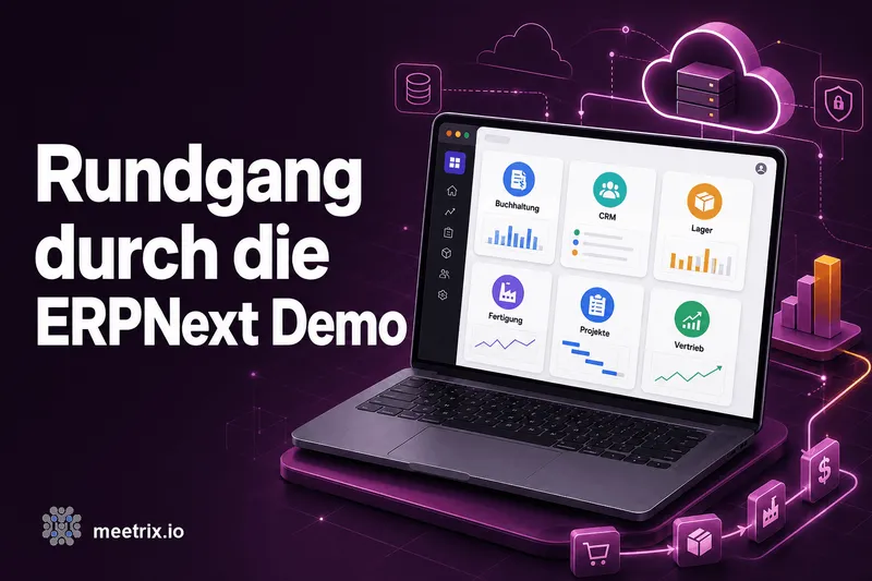 ERPNext Demo-Rundgang: Was nach der Installation drin ist