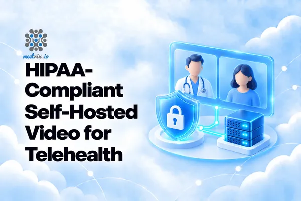 HIPAA-Compliant Self-Hosted Video for Telehealth