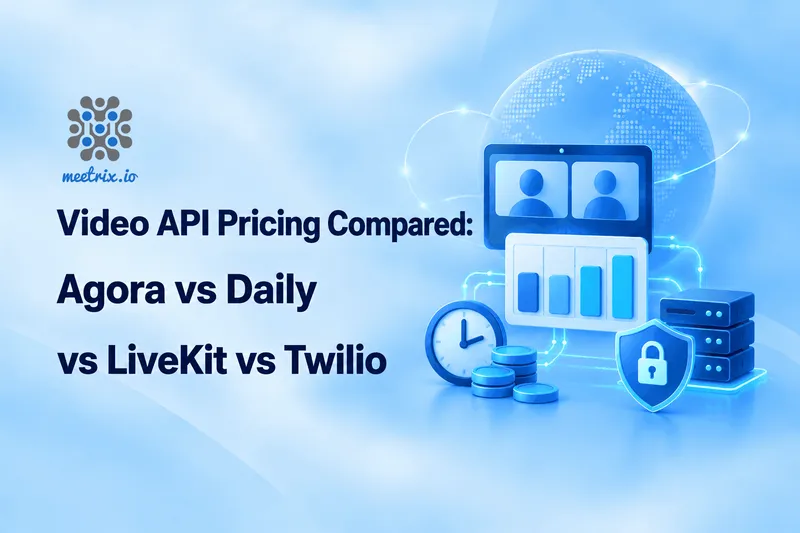 Video API Pricing Compared: Agora vs Daily vs LiveKit vs Twilio