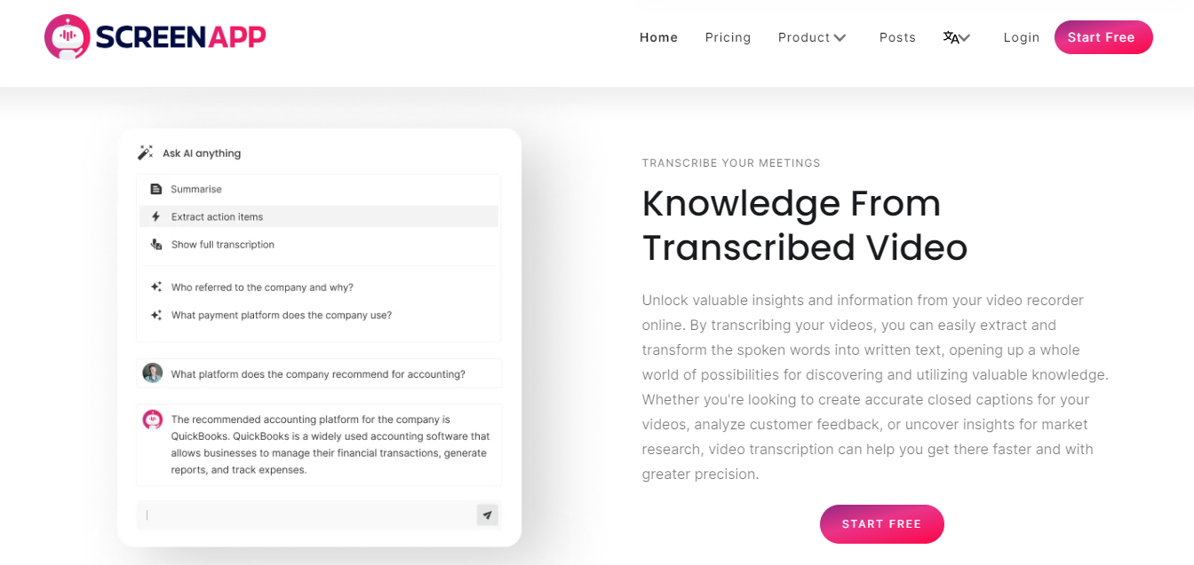 10 Best Alternative Transcription Services - ScreenApp.io