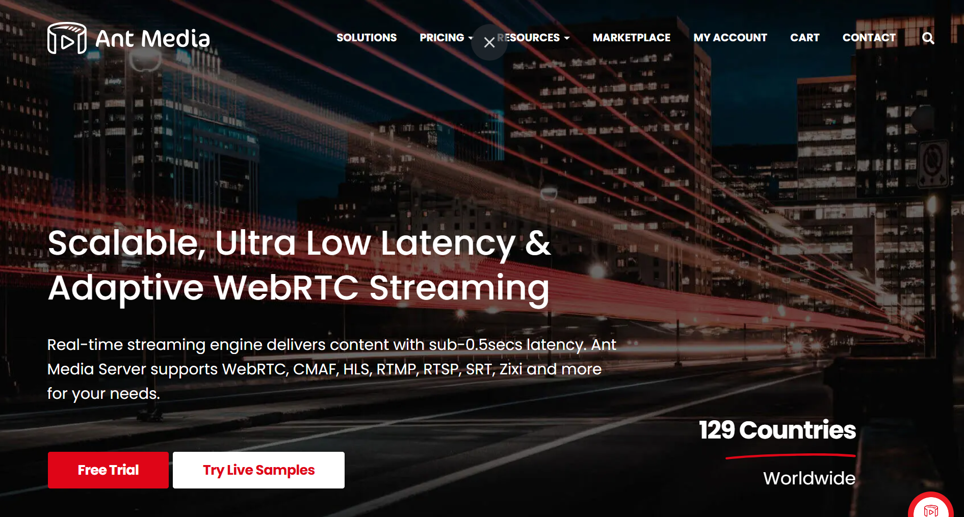 Ant Media Server: Ultra Low Latency for Interactive Streaming