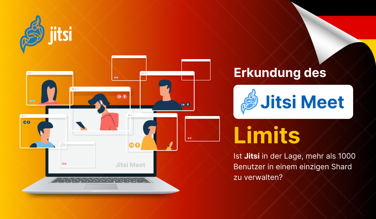 Erkundung des Jitsi-Meet-Limits: Ist Jitsi in der Lage, mehr als 1000 Benutzer in einem einzigen Shard zu verwalten?