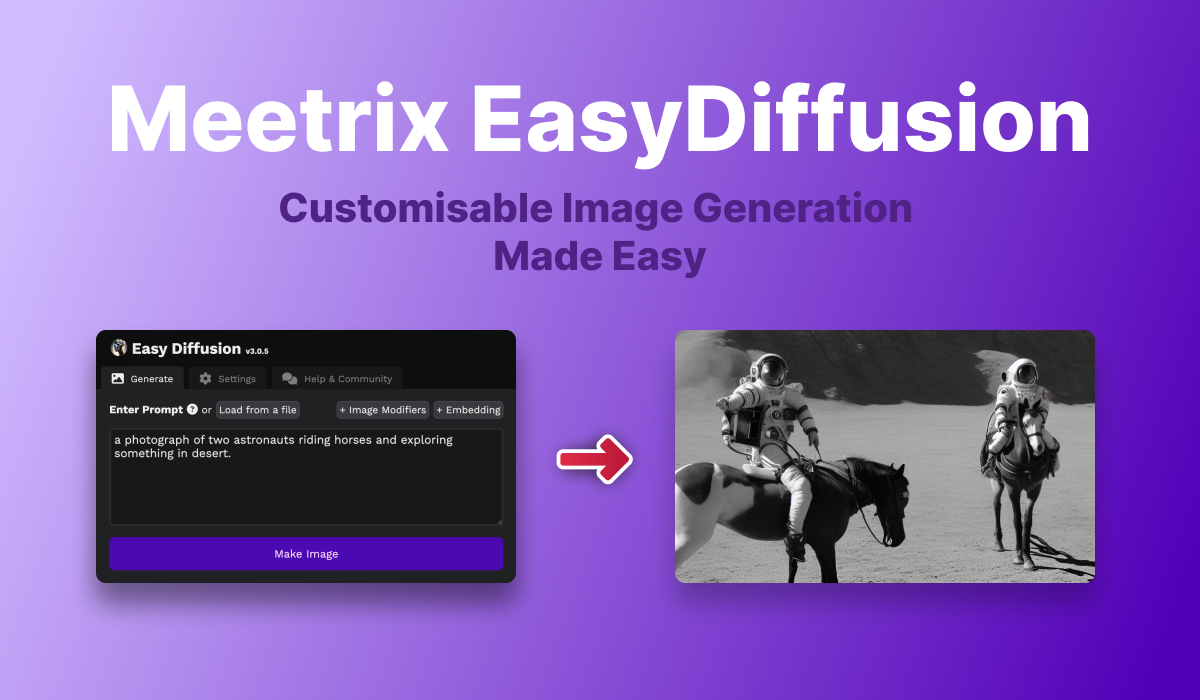 Meetrix Easy Stable Diffusion StepbyStep Technical Guide