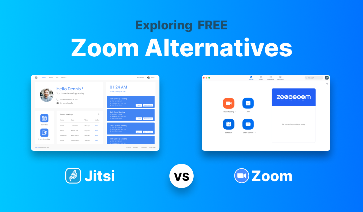 Exploring Jitsi as a Free Alternative to Zoom and the Integration of Meetrix