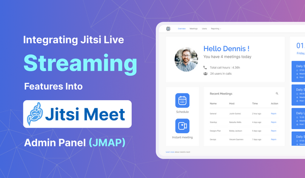 Integrating Jitsi Live Streaming Feature via Jitsi Meet Admin Panel (JAMP)