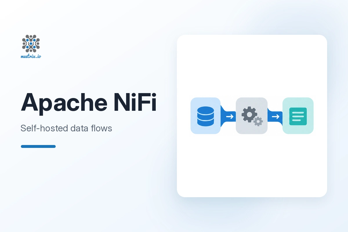 Apache NiFi deployed on AWS by Meetrix