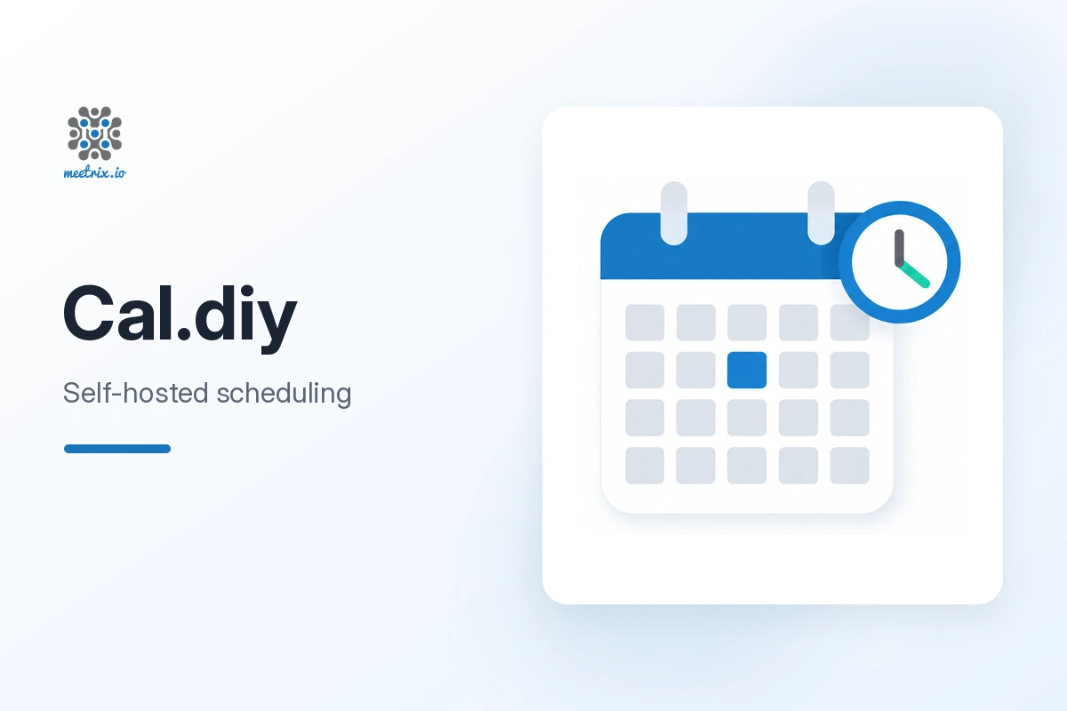Cal.diy scheduling platform deployed on Google Cloud by Meetrix