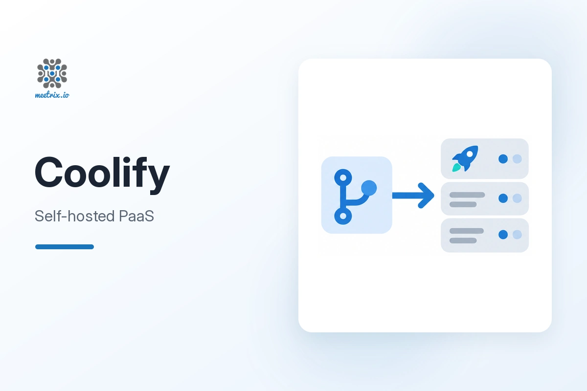 Coolify PaaS deployed on AWS by Meetrix