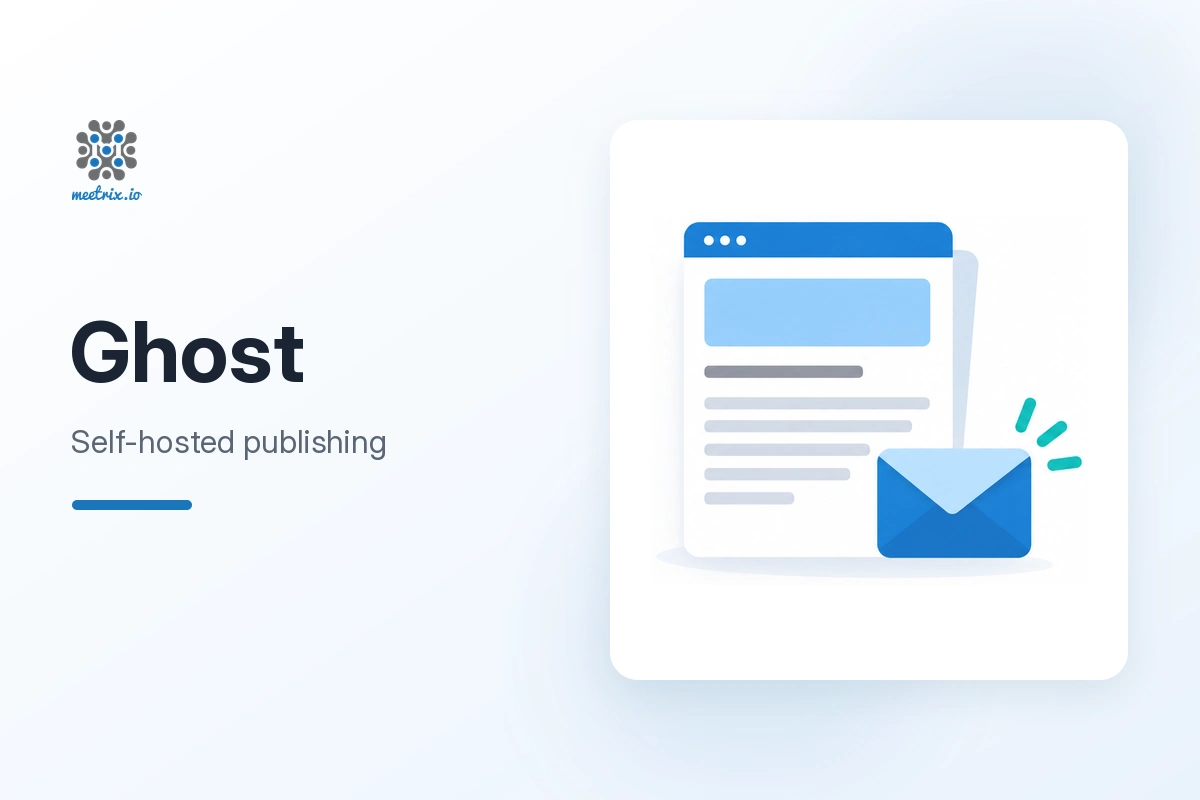 Ghost publishing platform deployed on AWS by Meetrix