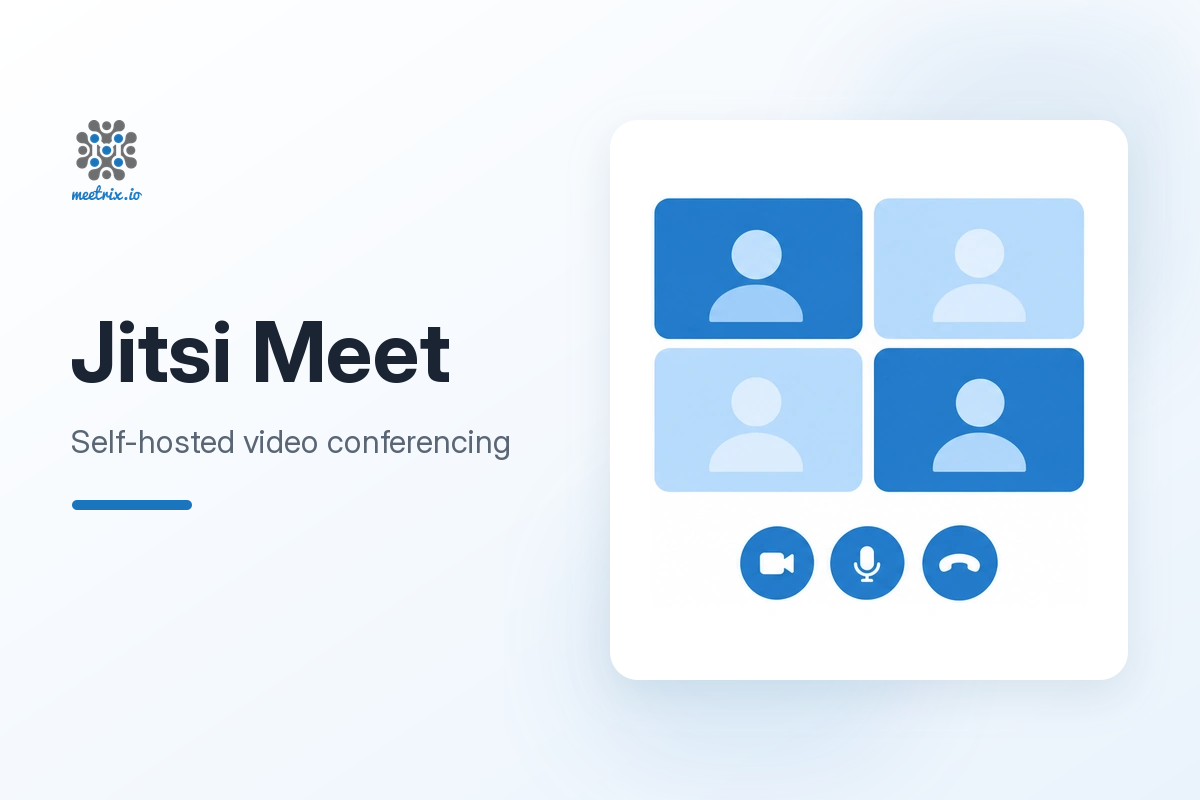 Jitsi Meet video conferencing products from Meetrix