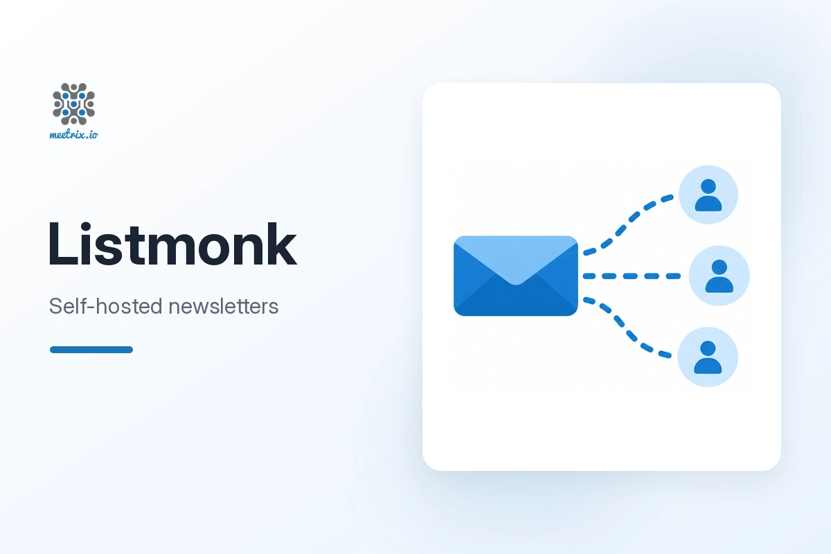 Listmonk newsletter manager deployed on Google Cloud by Meetrix