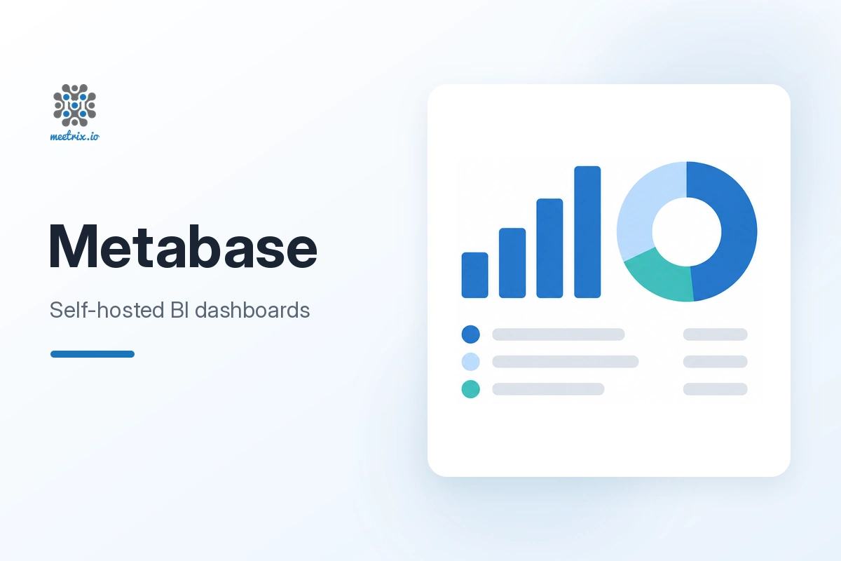 Metabase BI analytics server deployed on AWS by Meetrix