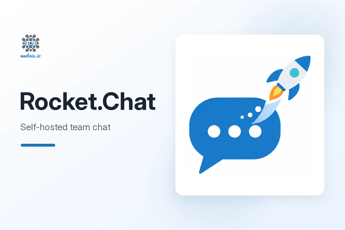 Rocket.Chat team chat server deployed on AWS by Meetrix