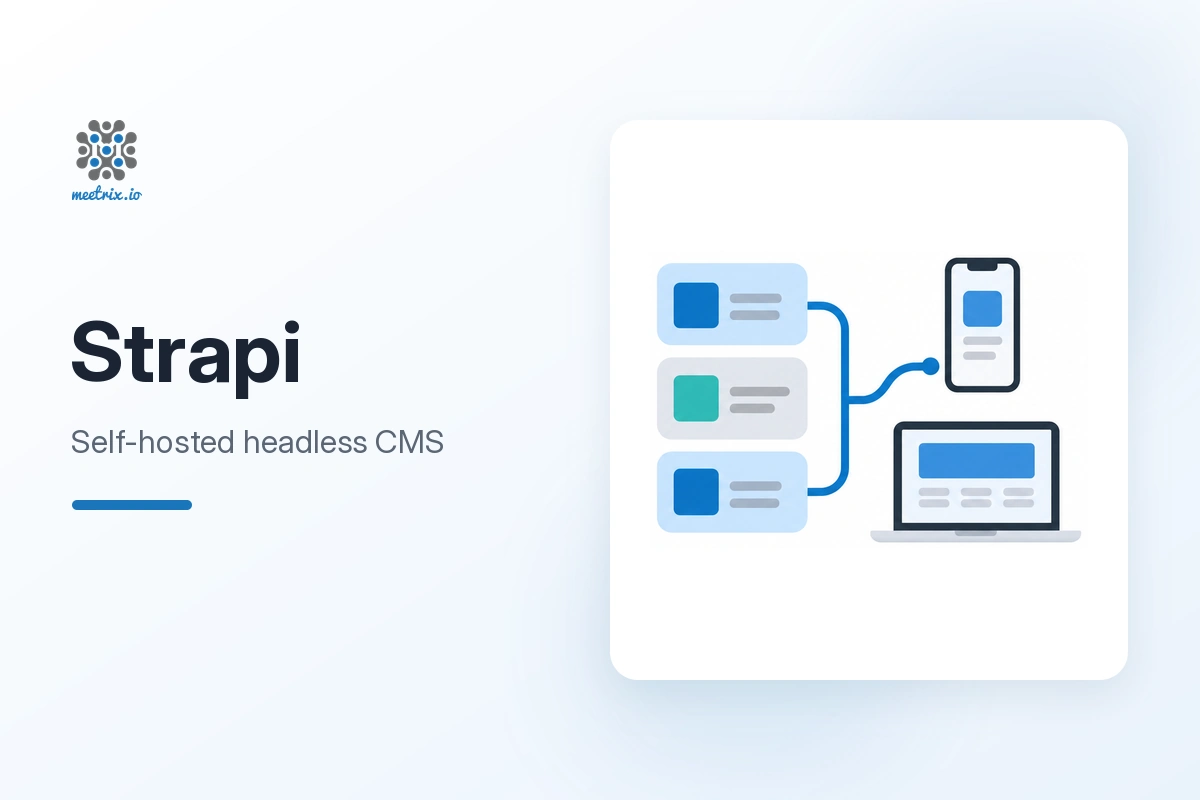 Strapi headless CMS deployed on AWS by Meetrix