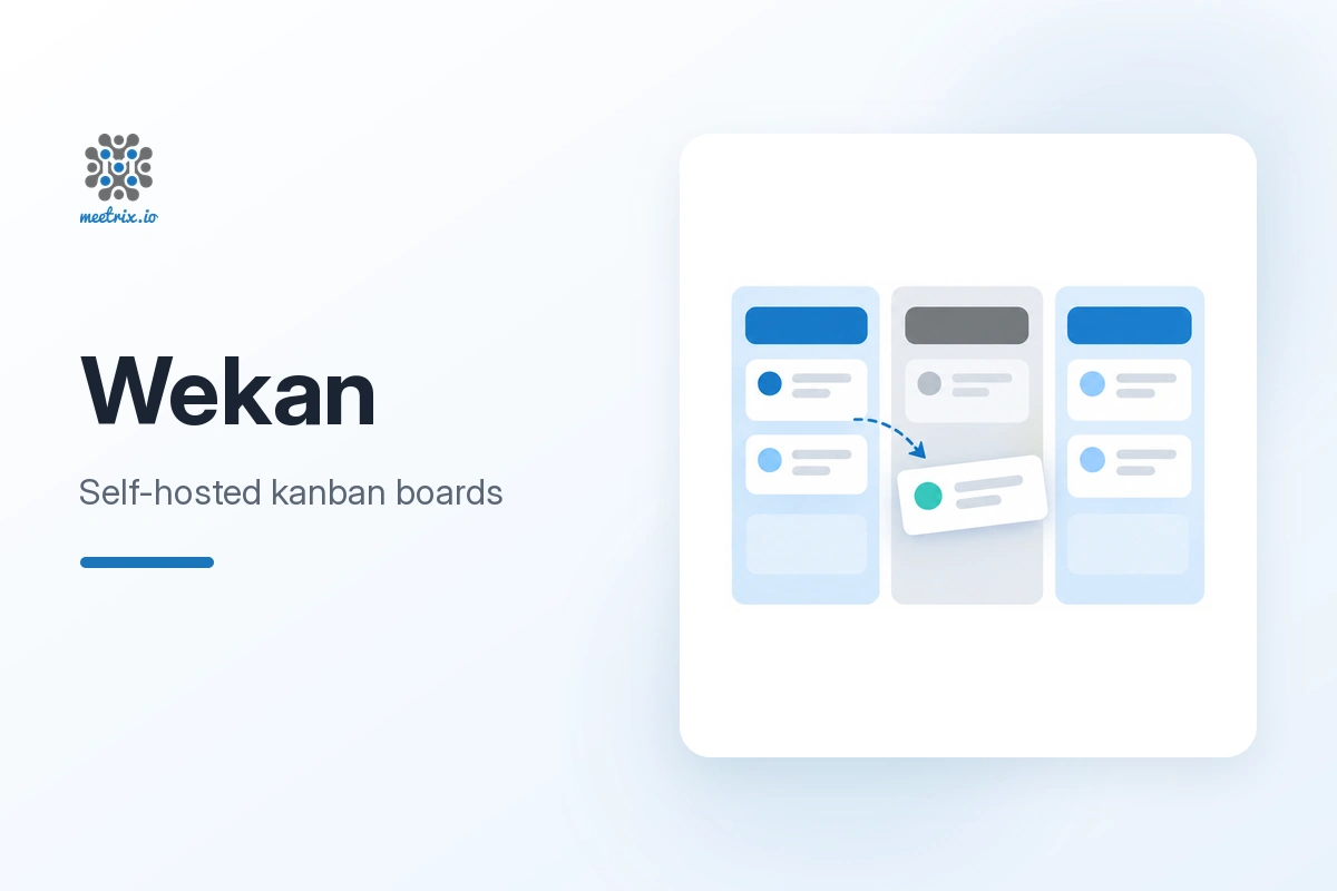 Wekan Kanban board deployed on AWS by Meetrix