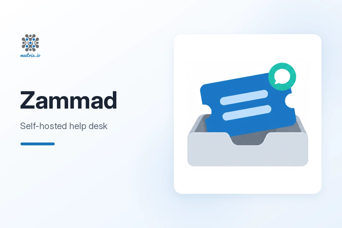 Zammad help desk deployed on AWS by Meetrix