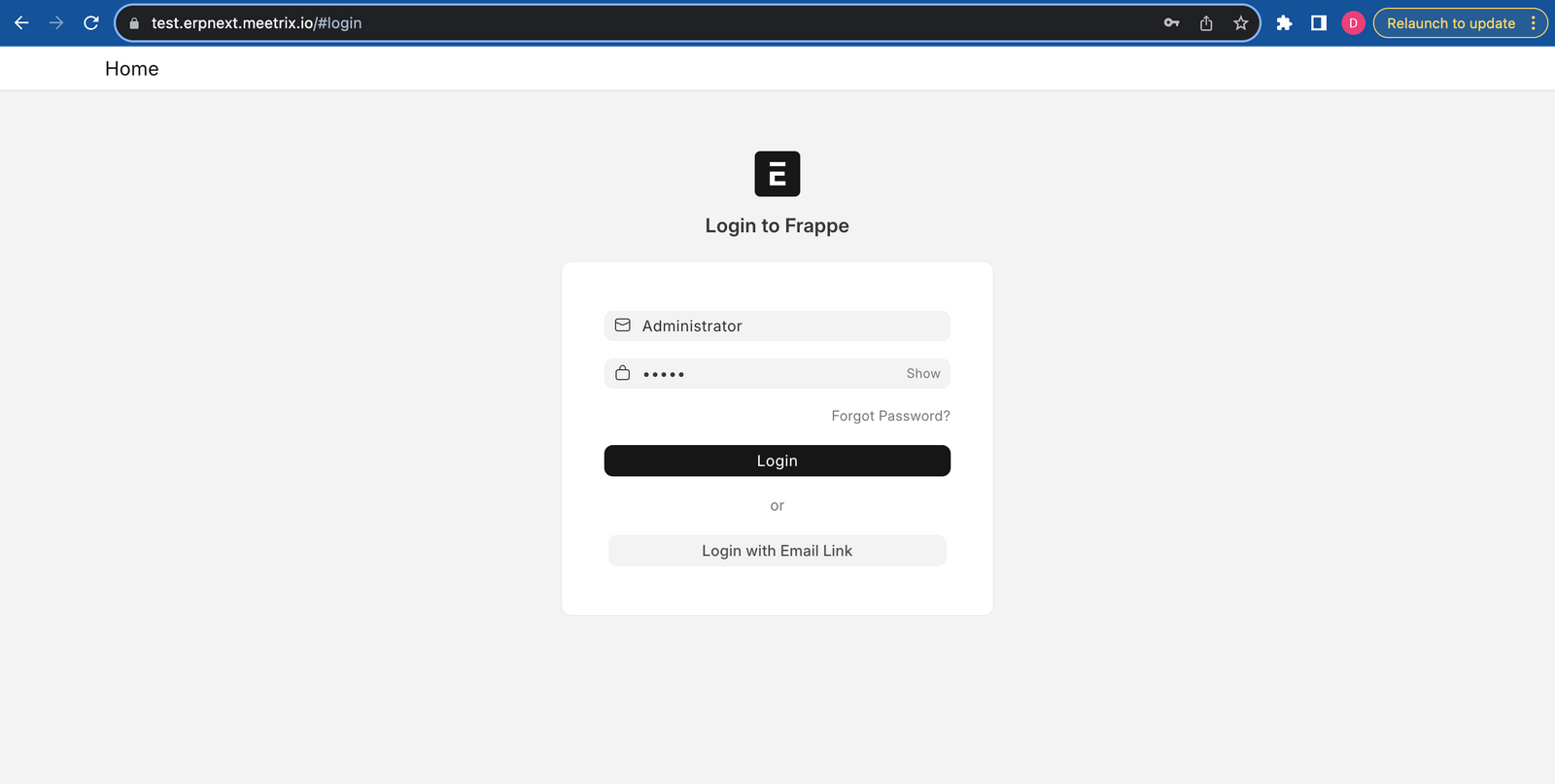 ERPNext 502 Bad Gateway Error