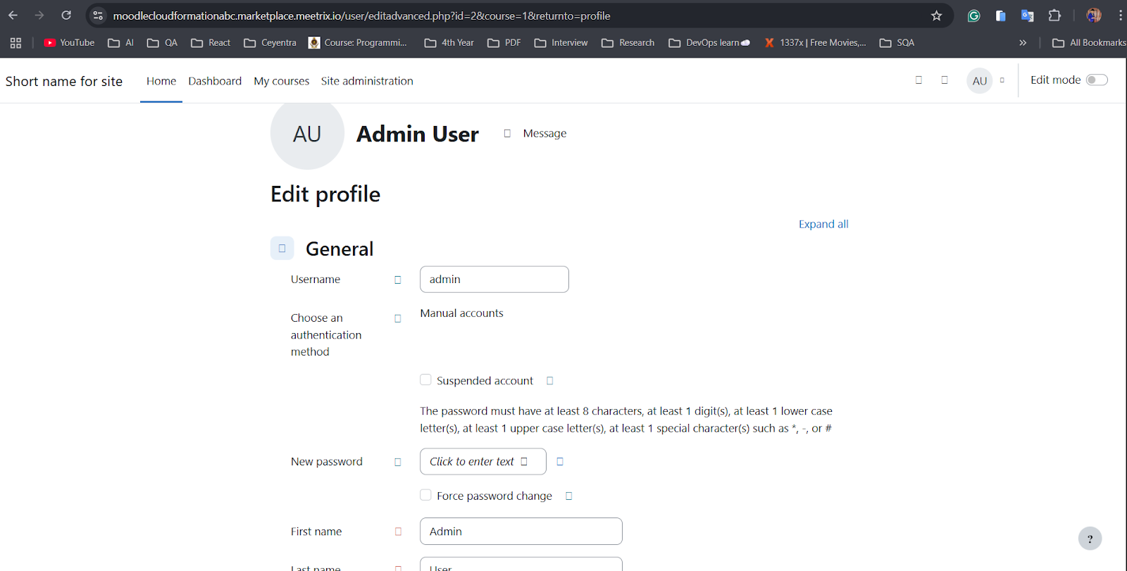 Moodle Deployment Image 2