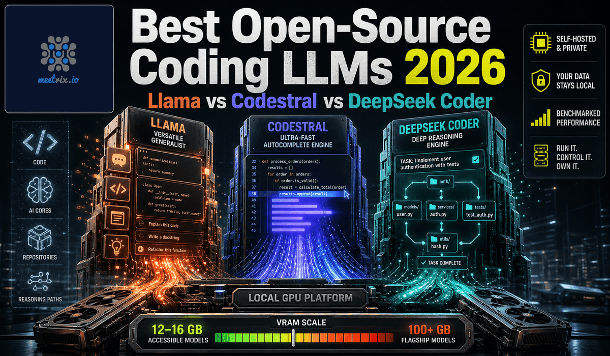 DeepSeek Coder vs Code Llama vs Codestral: Best Self-Hosted LLM for Coding in 2026