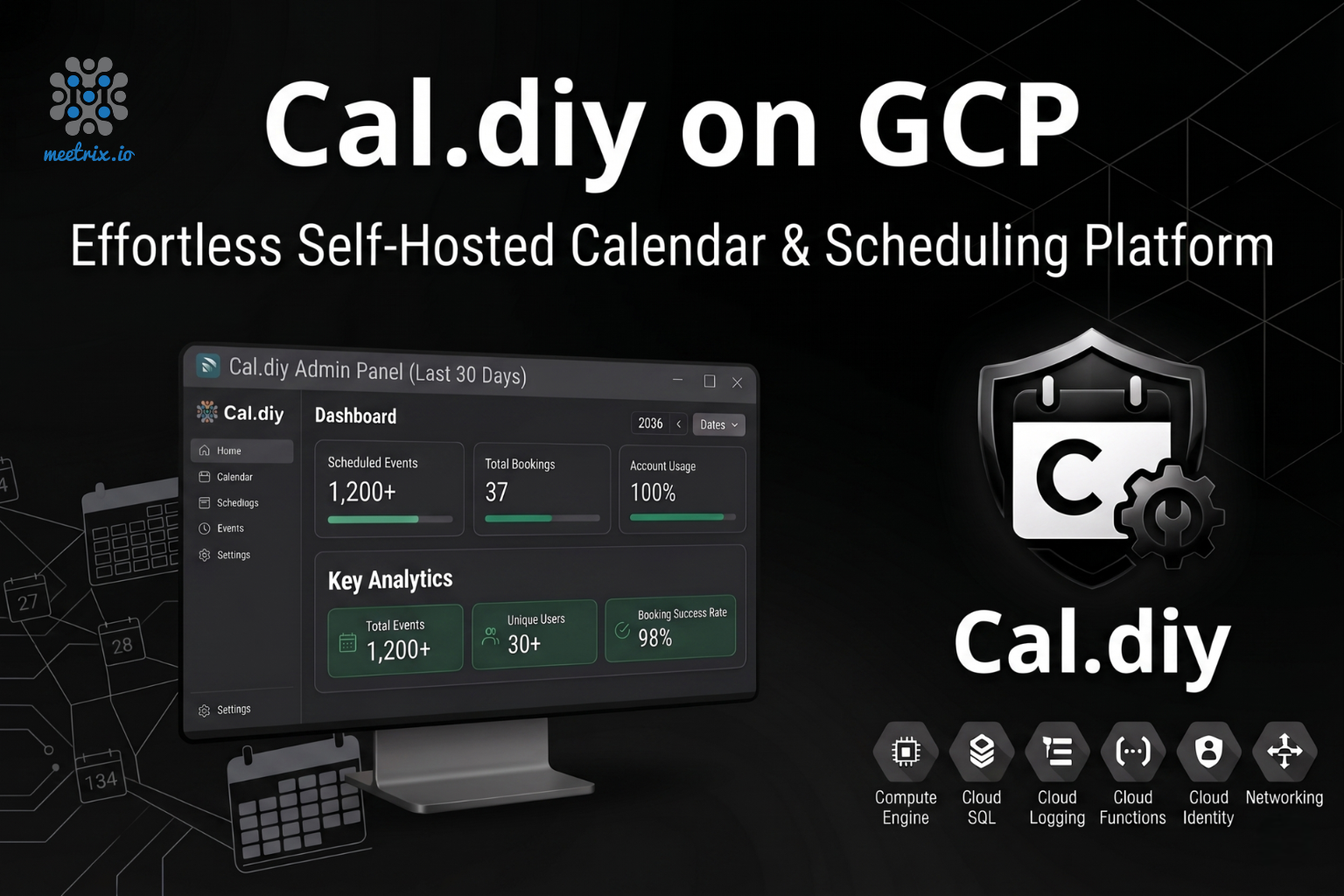 Cal.diy Scheduling Platform on GCP Marketplace by Meetrix - Deploy in Minutes