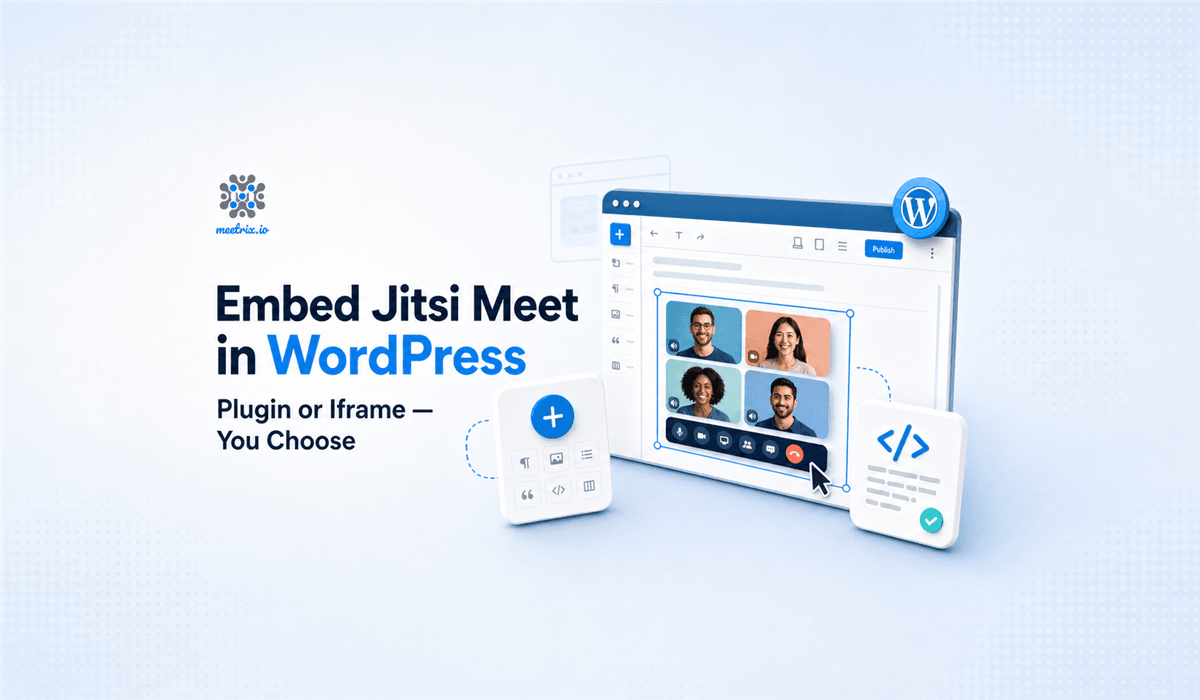 How to Embed Jitsi Meet in WordPress