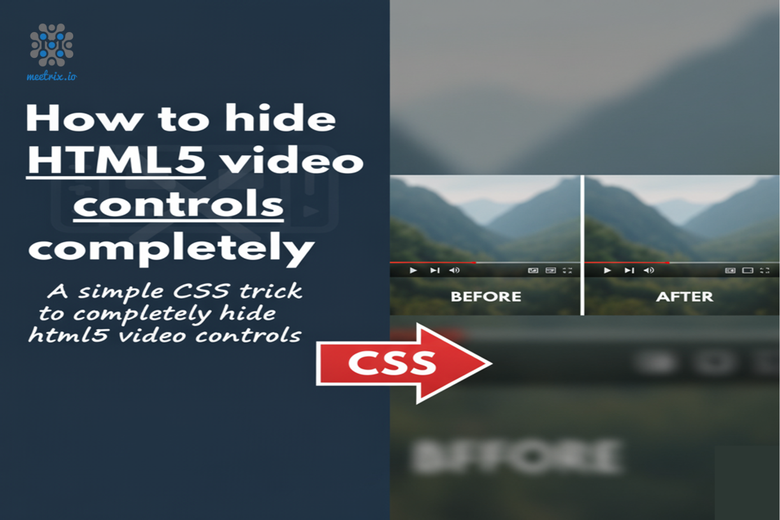 How to Hide HTML5 Video Controls: Complete Developer Guide